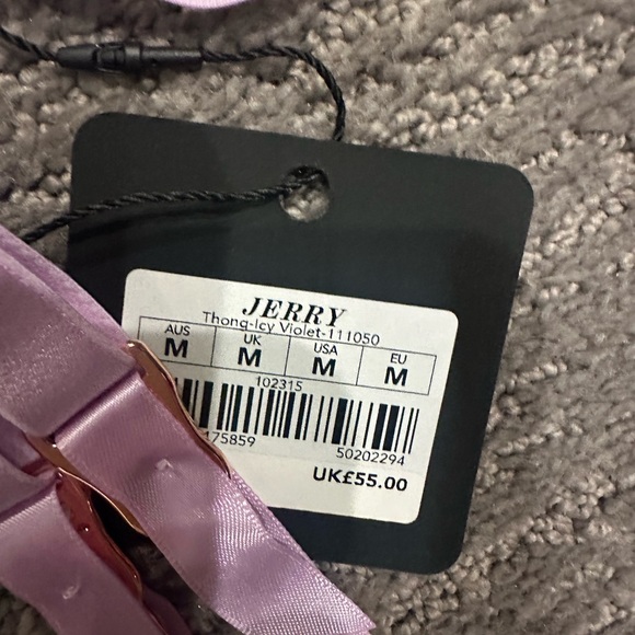 Honey Bridgette “ Jerry” 4 piece lingerie set. NWT 34DDD.M garter, M thong. - Picture 6 of 8